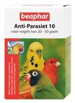 Beaphar Anti parasiet 10 vogel