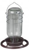 Mijnlamp glas met drinkfles omnia 1 l